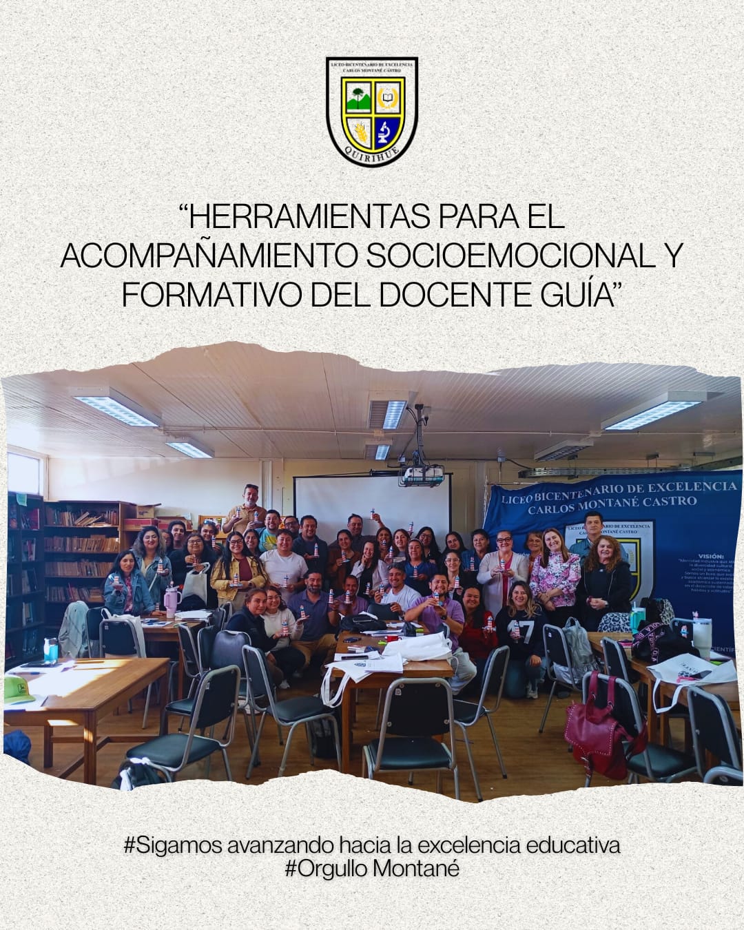 Como comunidad Educativa nos preparamos constantemente para enfrentar los desafíos de la educación con nuevas metodologías, reflexión pedagógica y compromiso. 